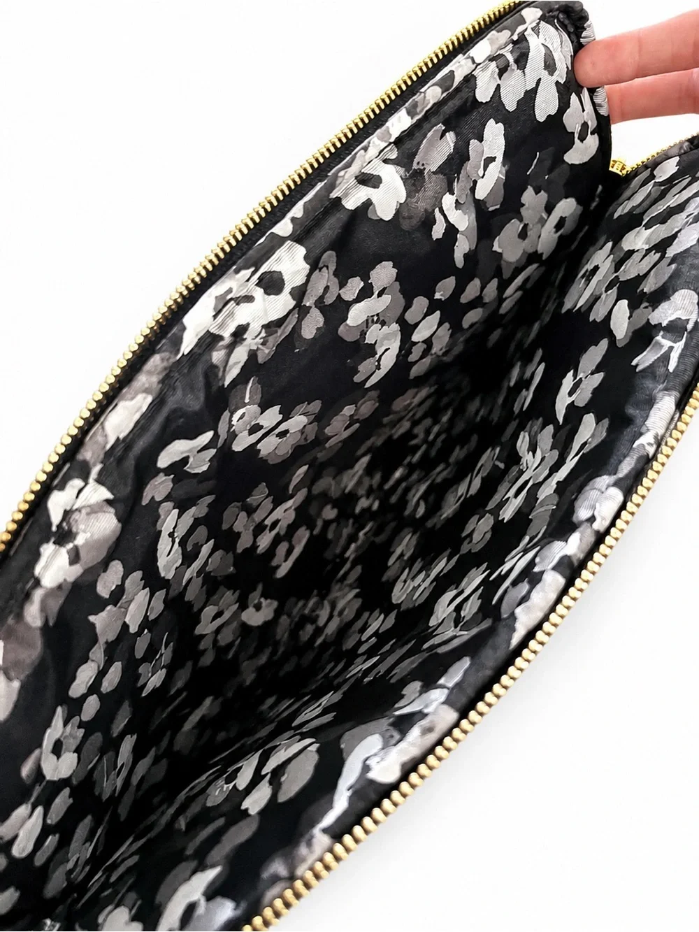 Kate Spade Grove Street Floral Laptop Sleeve Blue Leather 13”